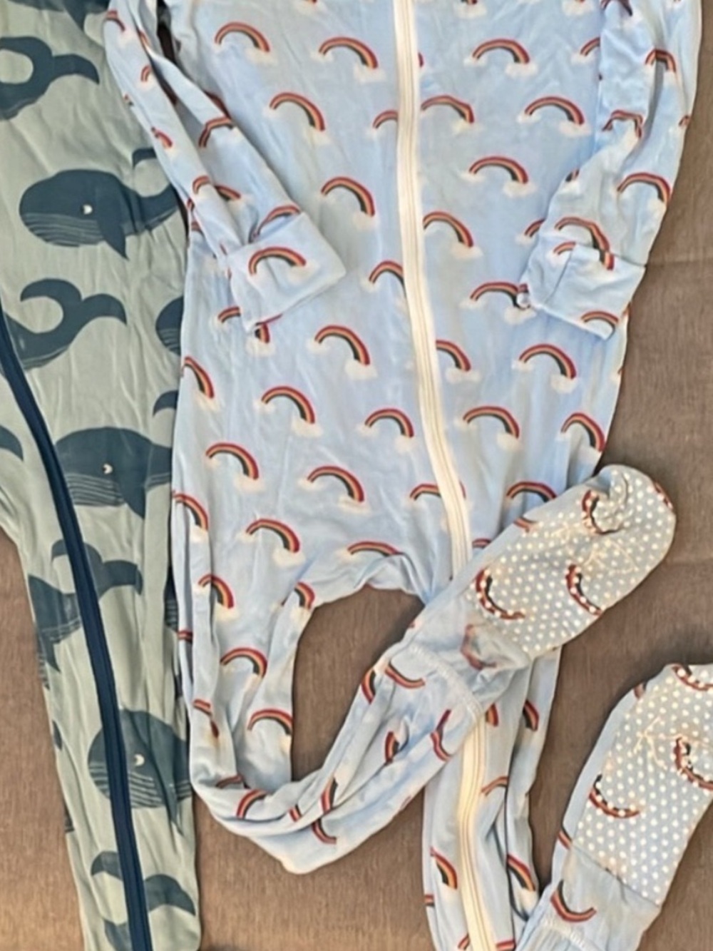 Kickee pants rainbow pjs